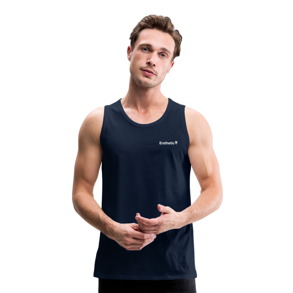 Herren Premium Tank Top Ersthetic - Navy